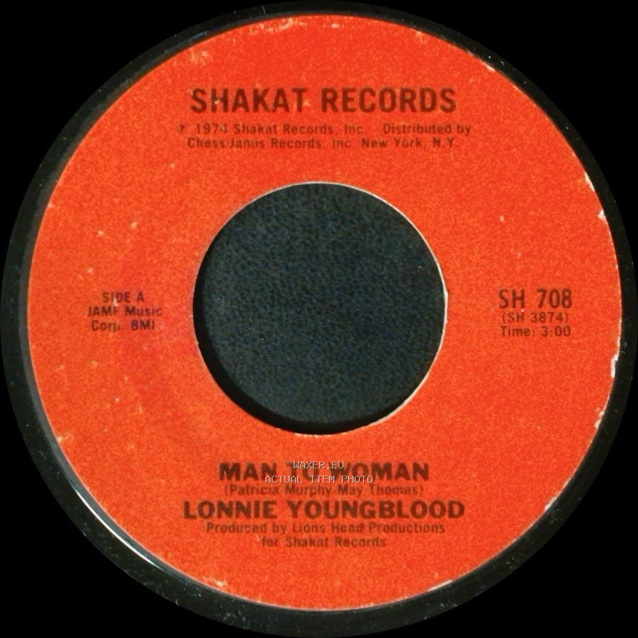 Lonnie Youngblood - Man To Woman / Man To Woman (Instrumental) side A