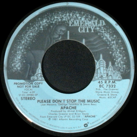 Apache - Please Don't Stop The Music / Please Don't Stop The Music side A