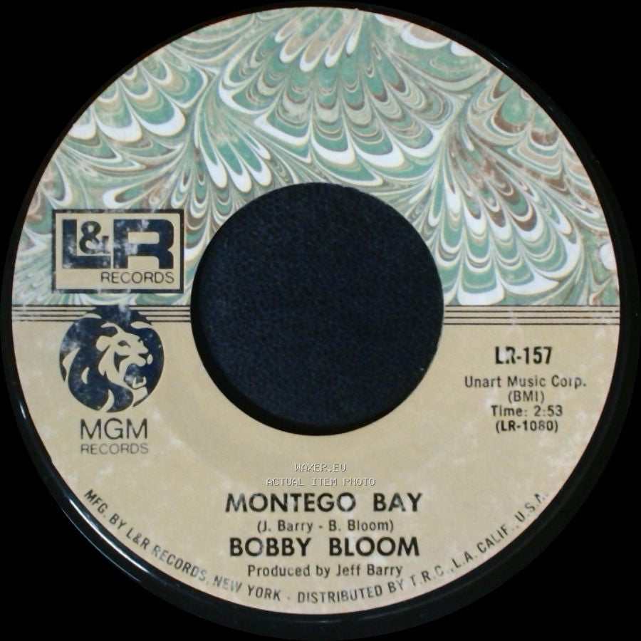Bobby Bloom - Try A Little Harder / Montego Bay side B