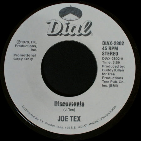 Joe Tex - Discomonia / Discomonia side A