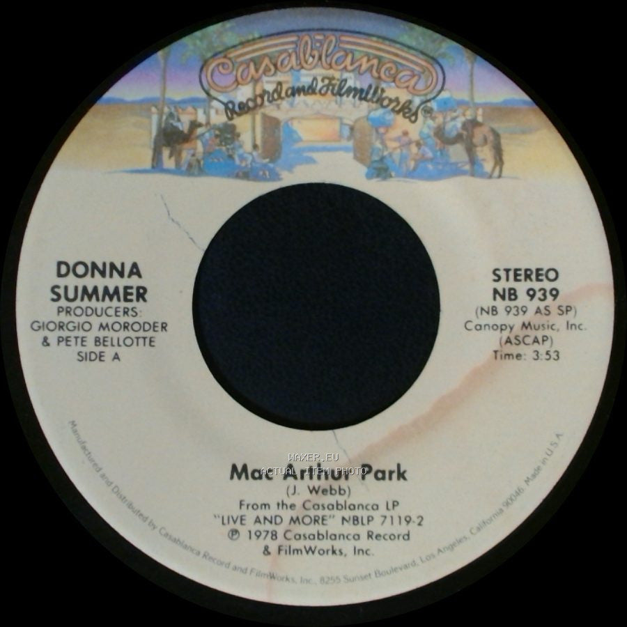 Donna Summer - Mac Arthur Park / Once Upon A Time side A