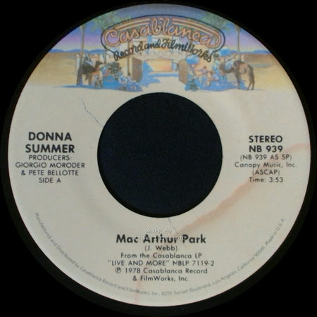 Donna Summer - Mac Arthur Park / Once Upon A Time side A