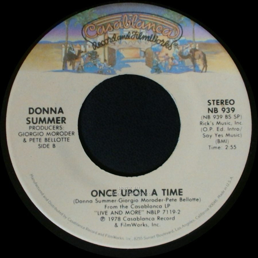 Donna Summer - Mac Arthur Park / Once Upon A Time side B