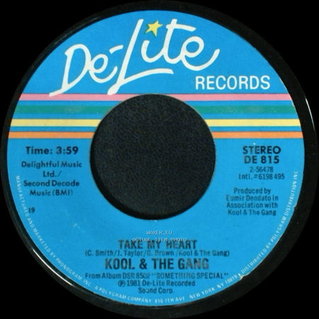 Kool & The Gang - Just Friends / Take My Heart side B