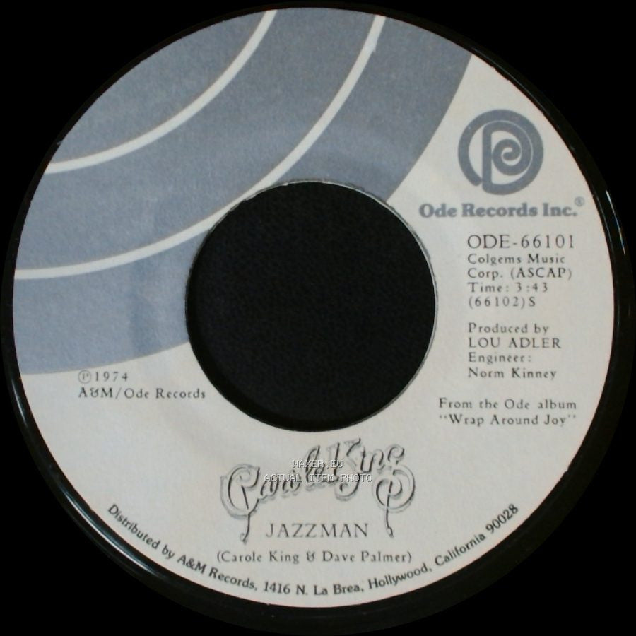 Carole King - Jazzman / You Go Your Way, I'll Go Mine side A