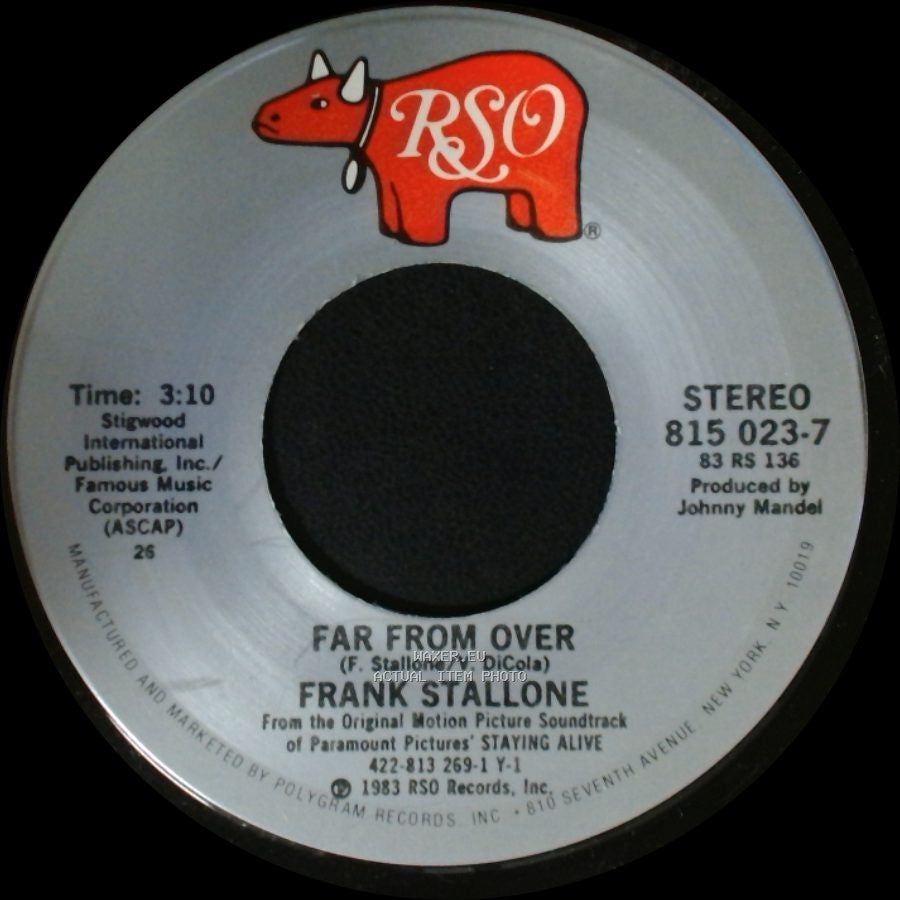 Frank Stallone - Far From Over / Waking Up side A