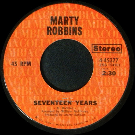 Marty Robbins - Seventeen Years / The Chair side A