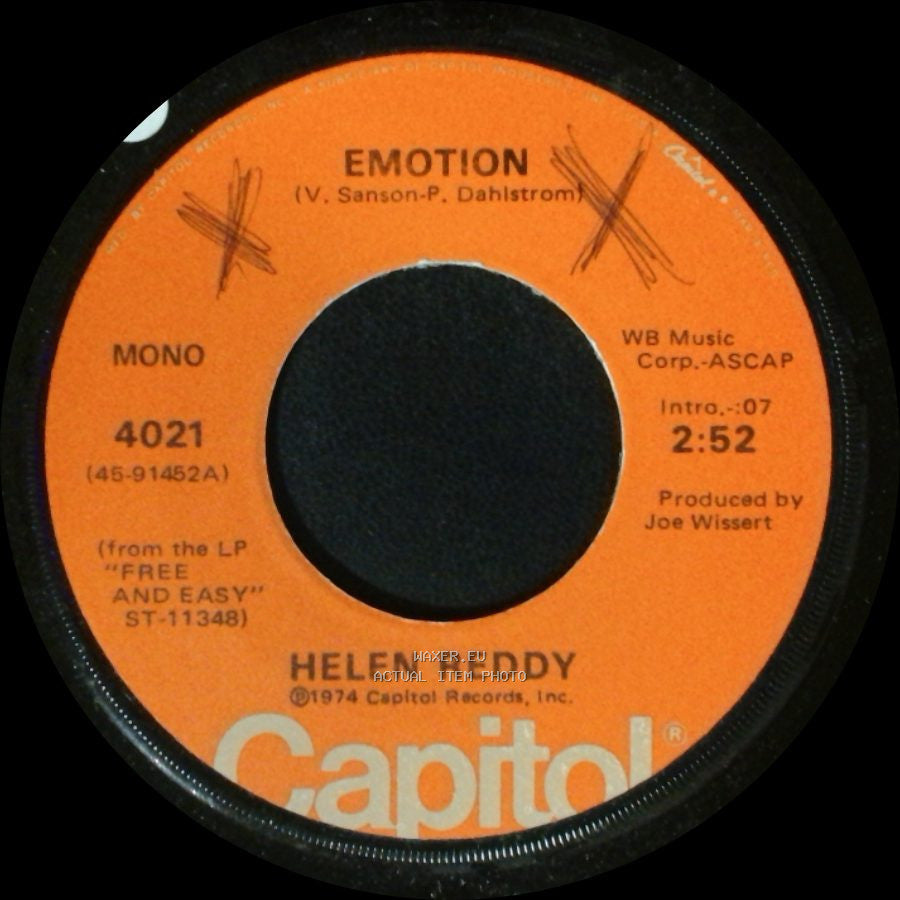 Helen Reddy - I've Been Wanting You So Long / Emotion side B