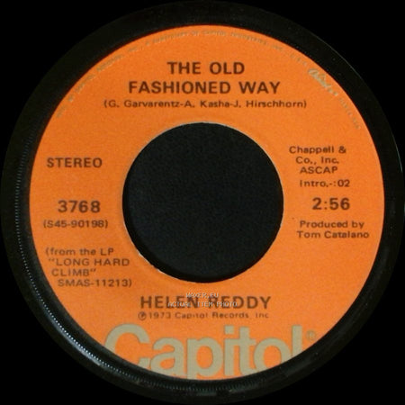 Helen Reddy - The Old Fashioned Way / Leave Me Alone (Ruby Red Dress) side A