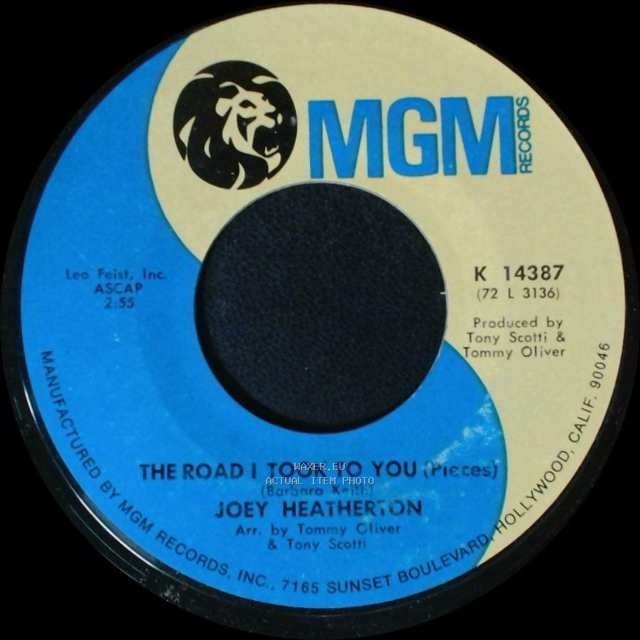 Joey Heatherton - Gone / The Road I Took To You (Pieces) side B