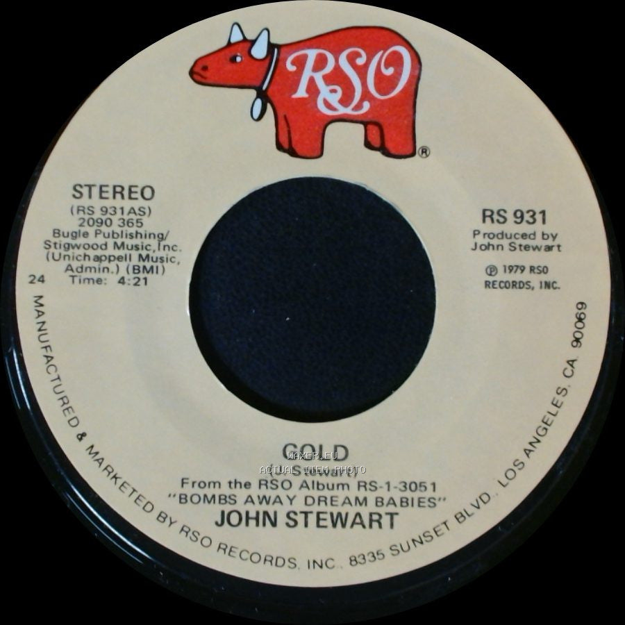 John Stewart - Comin' Out Of Nowhere / Gold side B
