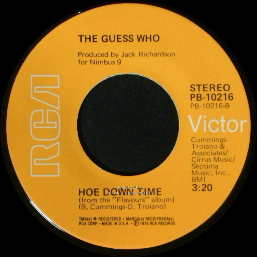 The Guess Who - Hoe Down Time / Loves Me Like A Brother side A