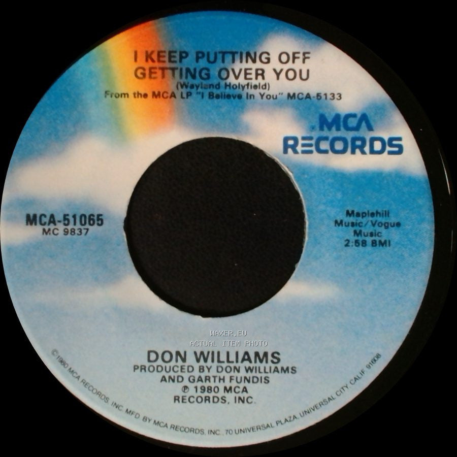 Don Williams - I Keep Putting Off Getting Over You / Falling Again side A