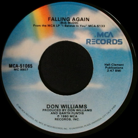 Don Williams - I Keep Putting Off Getting Over You / Falling Again side B