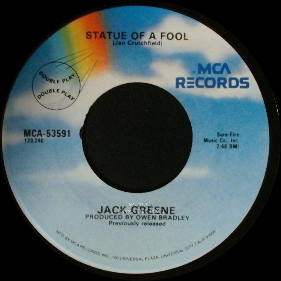 Jack Greene - There Goes My Everything / Statue Of A Fool side B