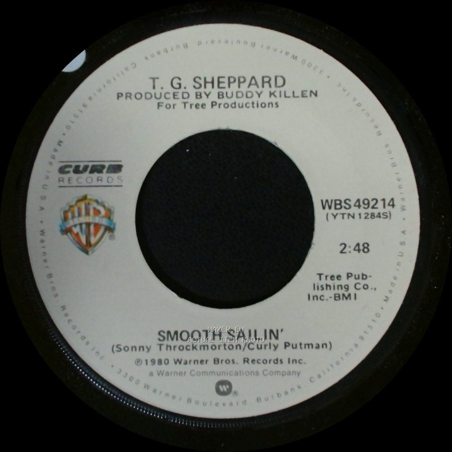 T. G. Sheppard - Smooth Sailin' / I Came Home To Make Love To You side A