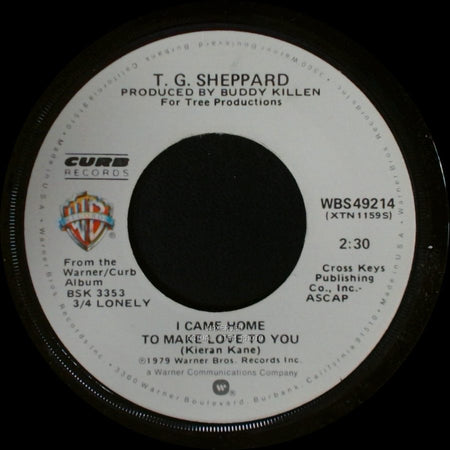 T. G. Sheppard - Smooth Sailin' / I Came Home To Make Love To You side B