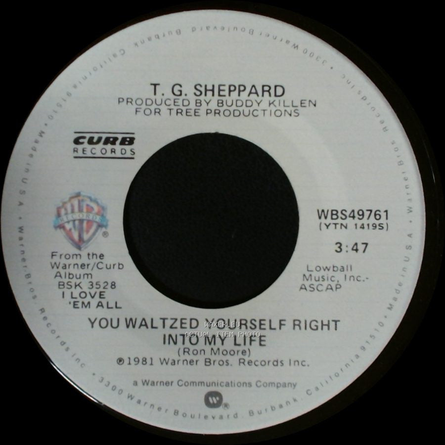 T. G. Sheppard - You Waltzed Yourself Right Into My Life / Party Time side A