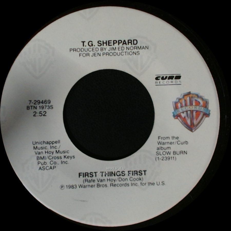 T.G. Sheppard - First Things First / Slow Burn side A