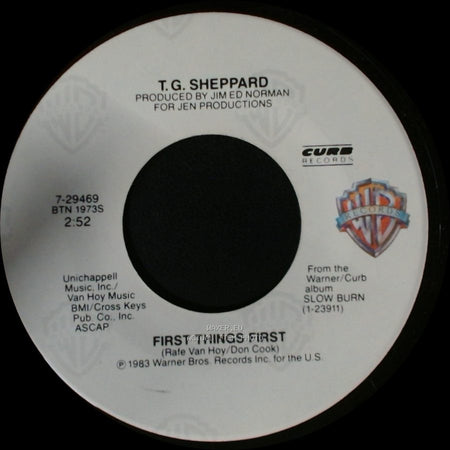T.G. Sheppard - First Things First / Slow Burn side A