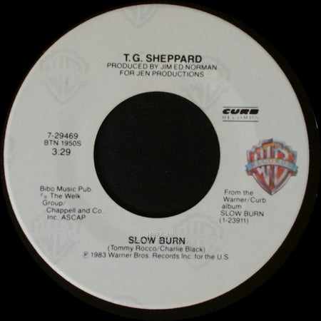 T.G. Sheppard - First Things First / Slow Burn side B