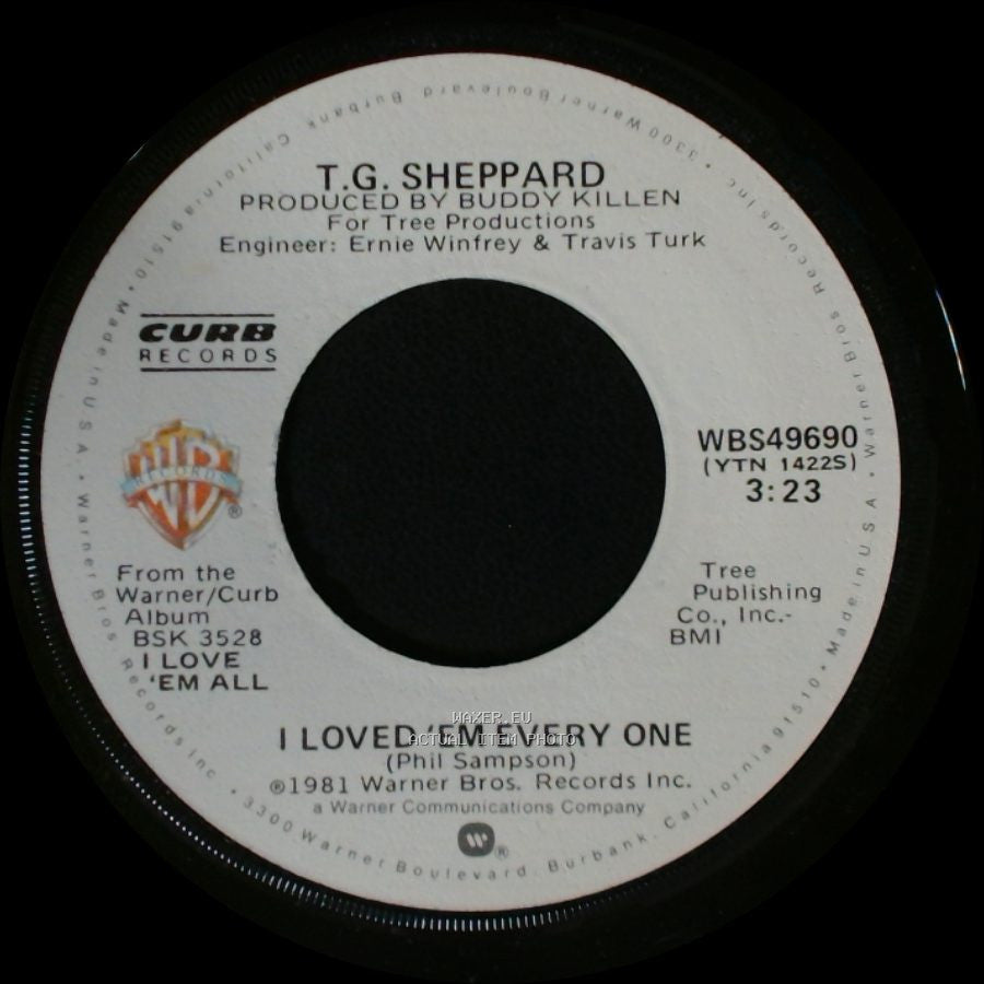 T.G. Sheppard - I Loved 'em Every One / I Could Never Dream The Way You Feel side A