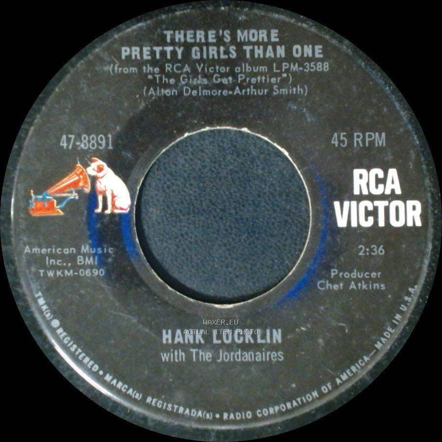 Hank Locklin With The Jordanaires - A Good Woman's Love / There's More Pretty Girls Than One side B