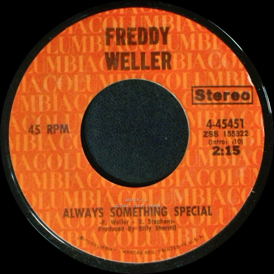 Freddy Weller - Always Something Special / Another Night Of Love side A