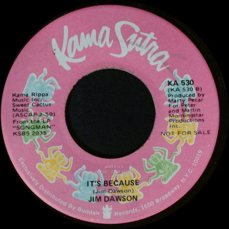 Jim Dawson - It's Because / Man In Question side A
