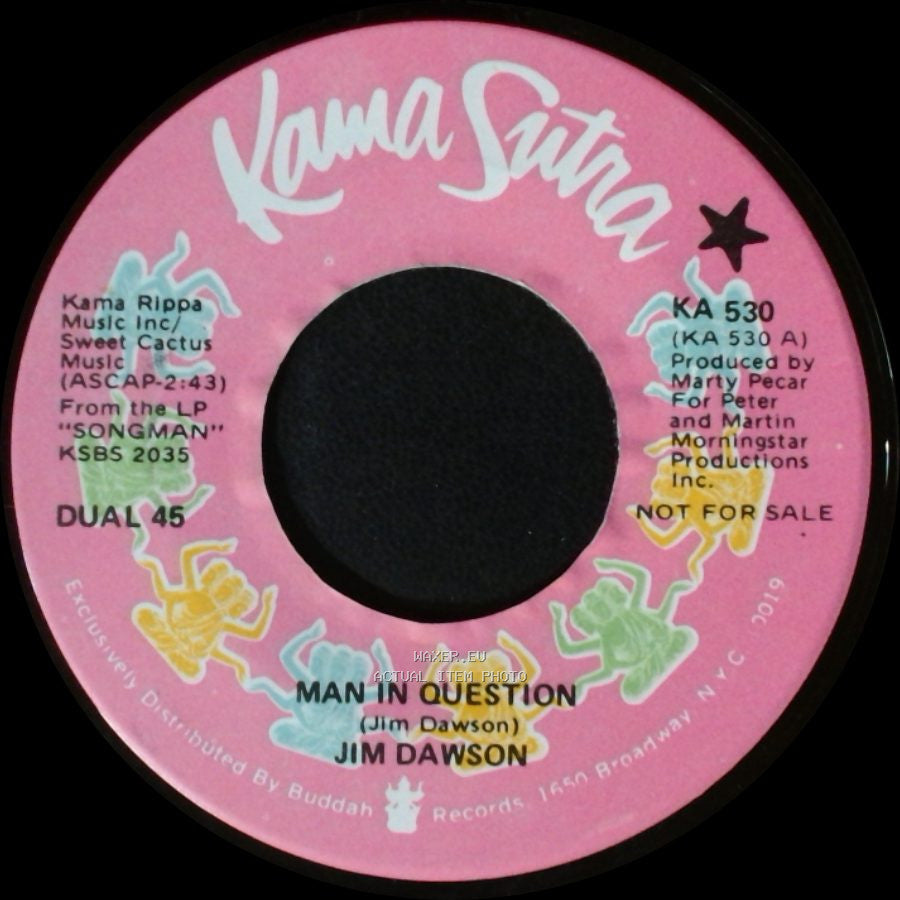 Jim Dawson - It's Because / Man In Question side B