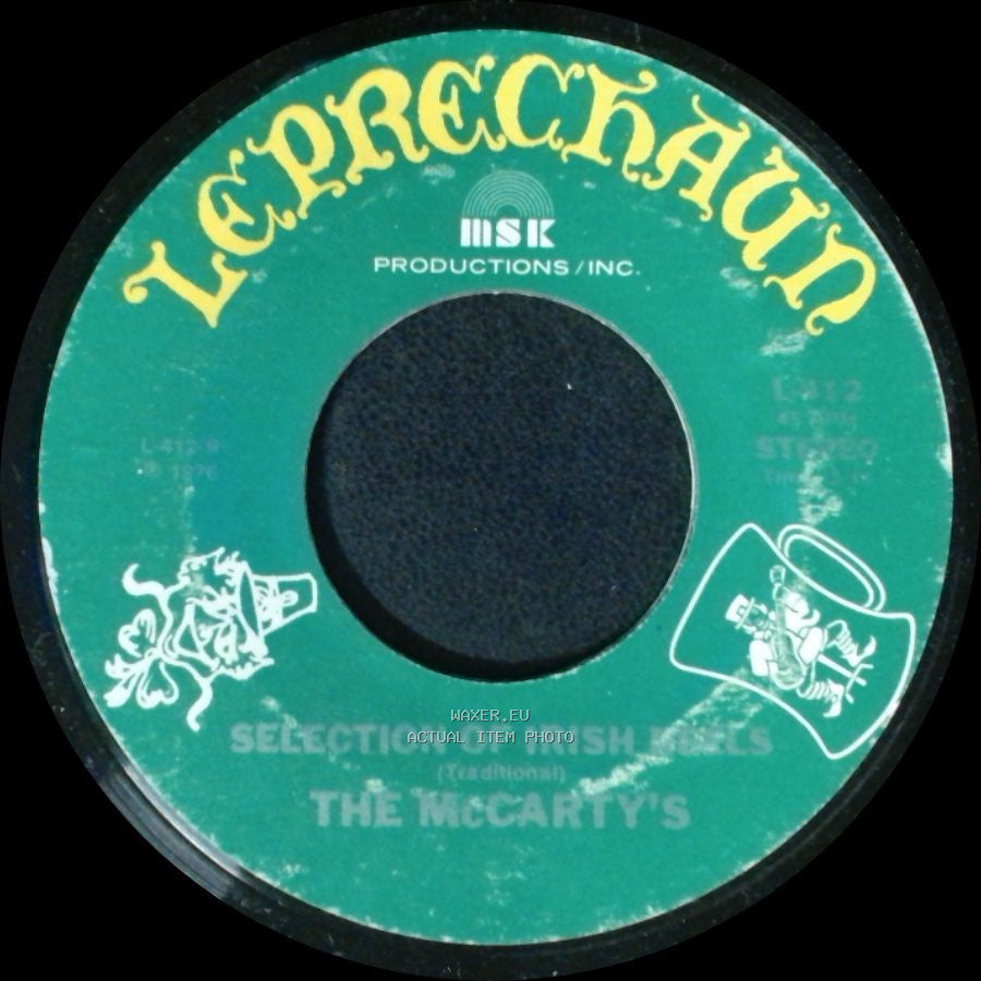 The Mccarty's - Selection Of Irish Reels / It's The Same Old Shillelagh side A