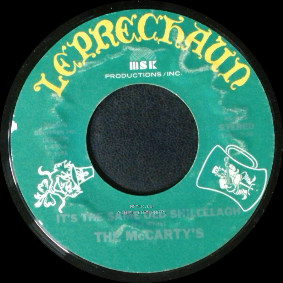 The Mccarty's - Selection Of Irish Reels / It's The Same Old Shillelagh side B