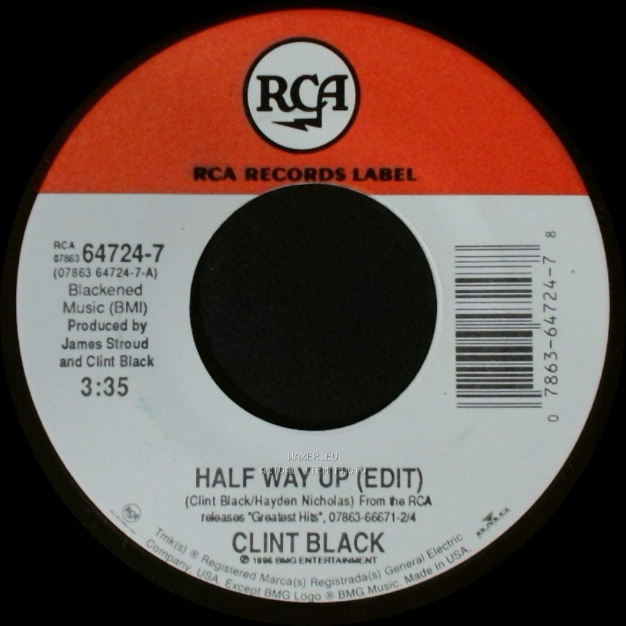 Clint Black - Cadillac Jack Favor / Half Way Up (Edit) side B