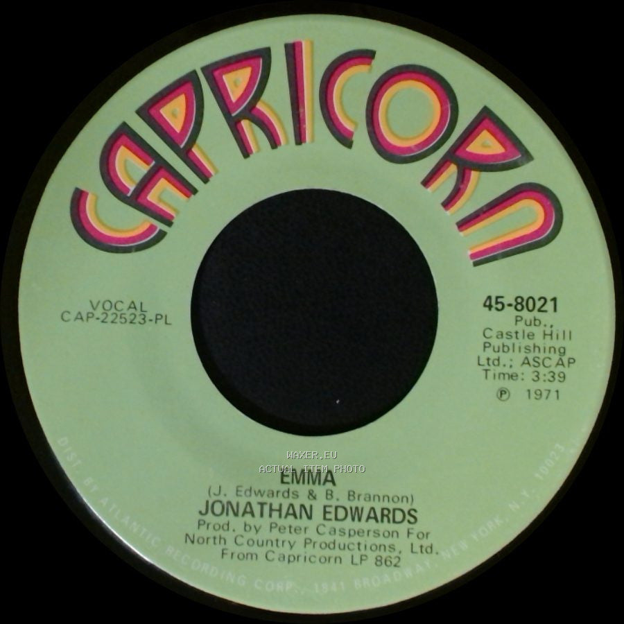 Jonathan Edwards - Emma / Sunshine side A