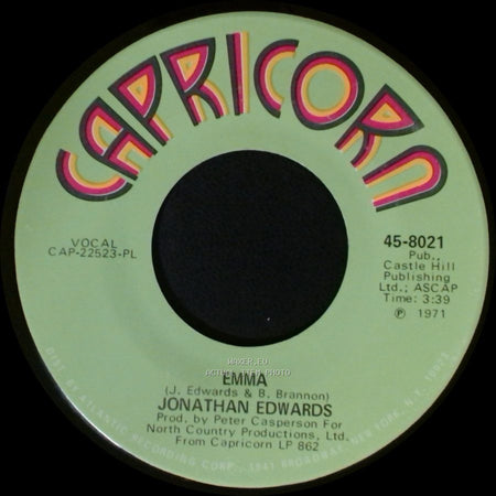 Jonathan Edwards - Emma / Sunshine side A