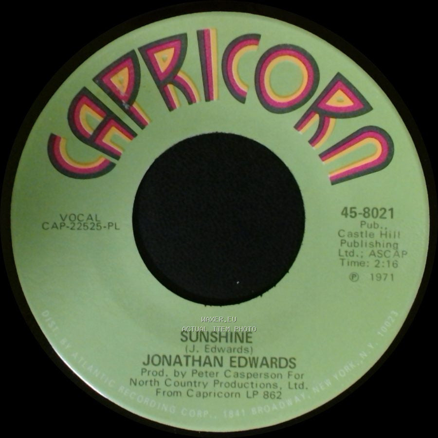 Jonathan Edwards - Emma / Sunshine side B