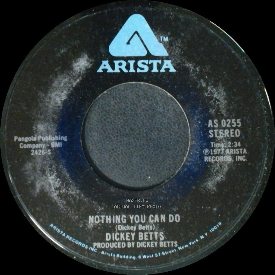 Dickey Betts - The Way Love Goes / Nothing You Can Do side B