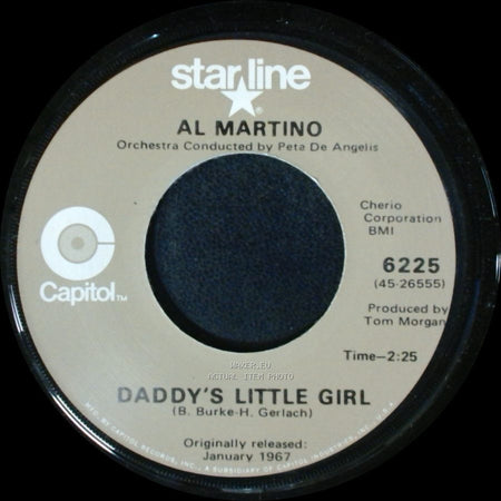 Al Martino - I Love You More And More Every Day / Daddy's Little Girl side B