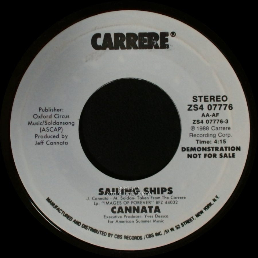Cannata - Sailing Ships / Sailing Ships side B