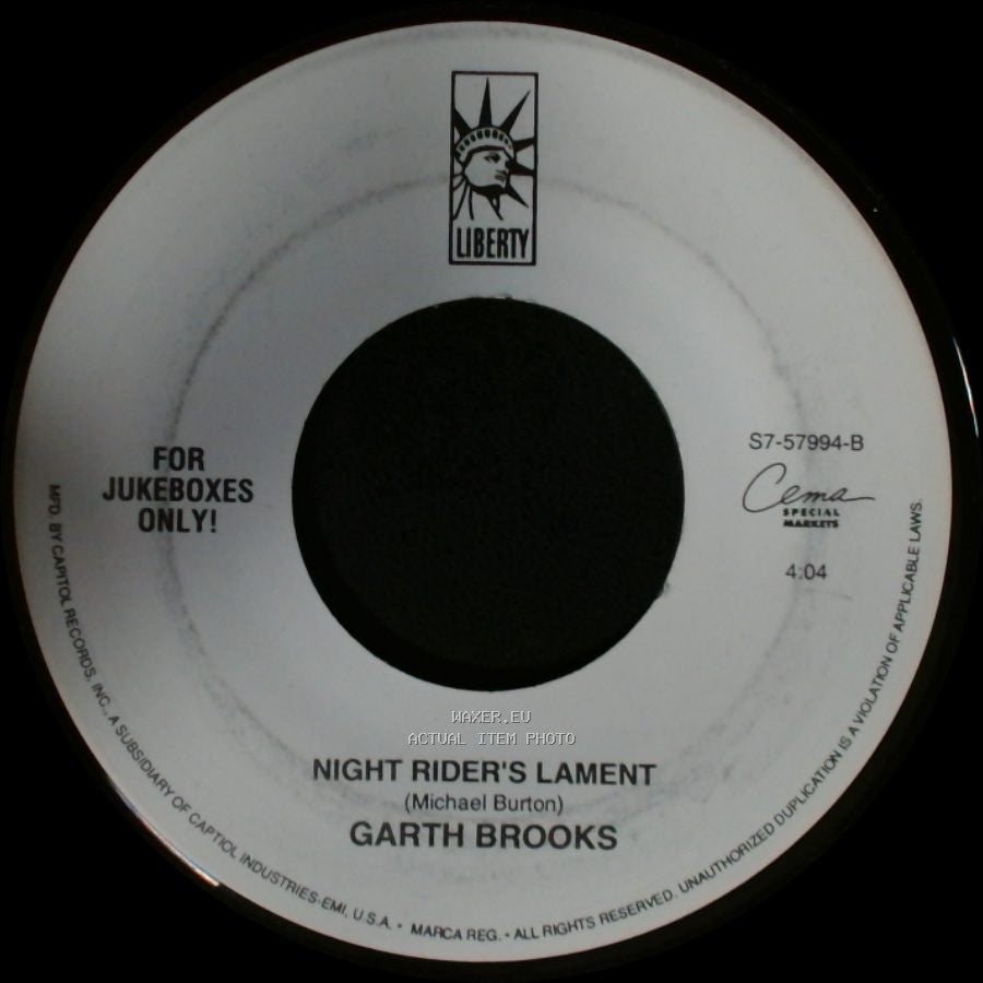 Garth Brooks - Night Rider's Lament / We Shall Be Free side A