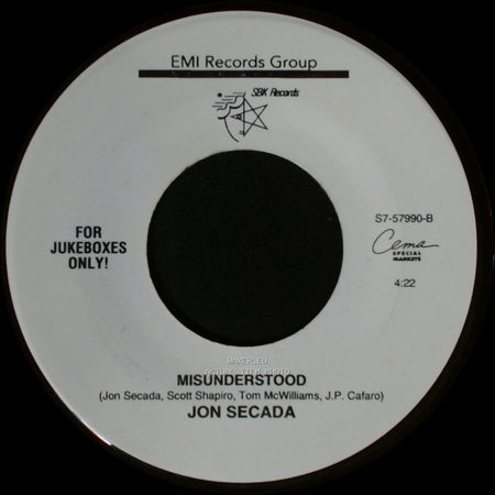 Jon Secada - Misunderstood / Do You Believe In Us side A
