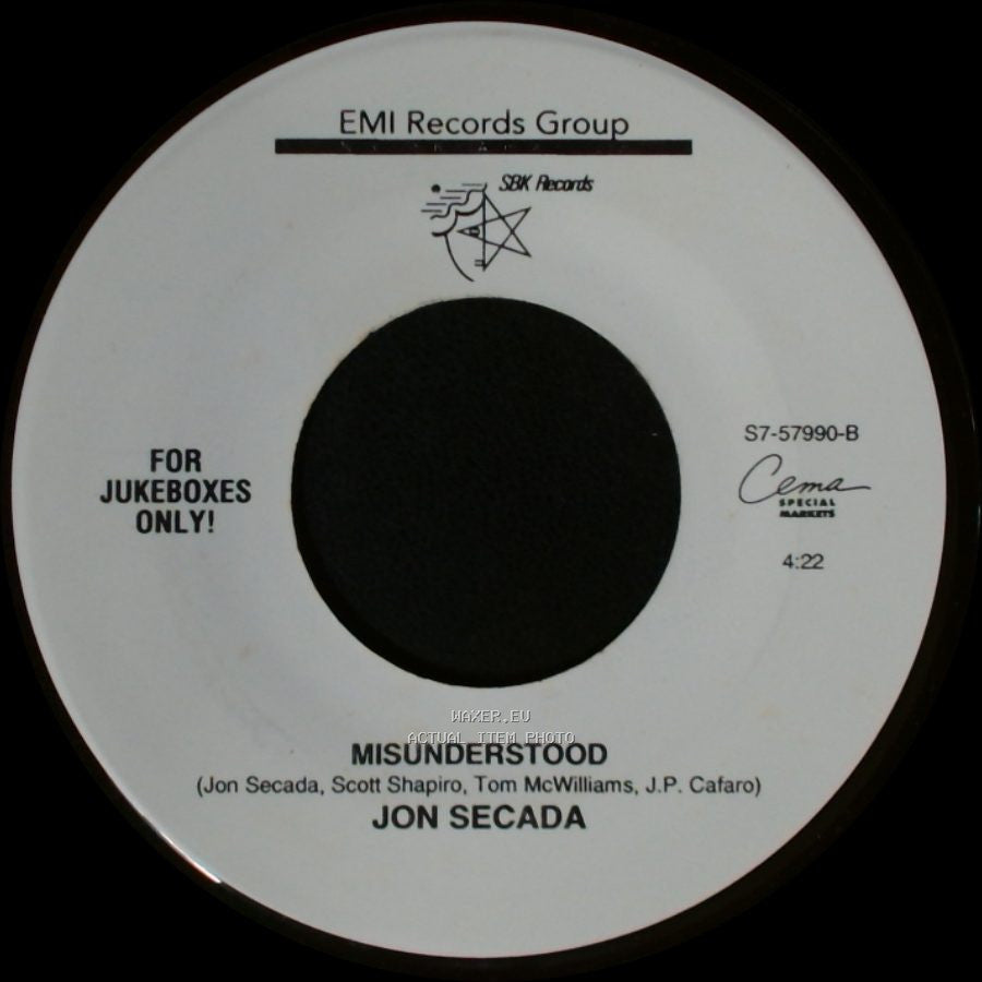 Jon Secada - Misunderstood / Do You Believe In Us side A