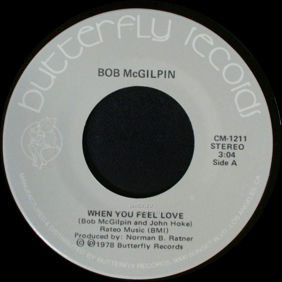 Bob Mcgilpin - When You Feel Love / Moon Dancin' side A
