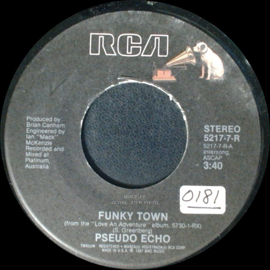 Pseudo Echo - Funky Town / Lies Are Nothing side A