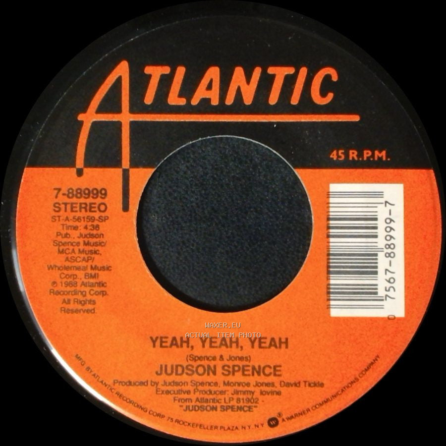 Judson Spence - Dance With Me / Yeah, Yeah, Yeah side B