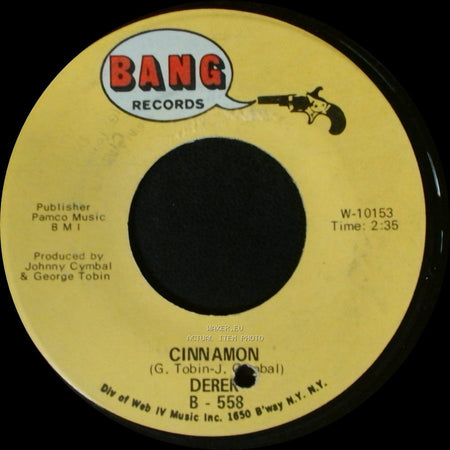 Derek - This Is My Story / Cinnamon side B