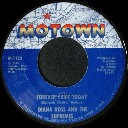 Diana Ross And The Supremes - Forever Came Today / Time Changes Things side A