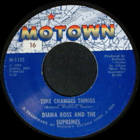 Diana Ross And The Supremes - Forever Came Today / Time Changes Things side B