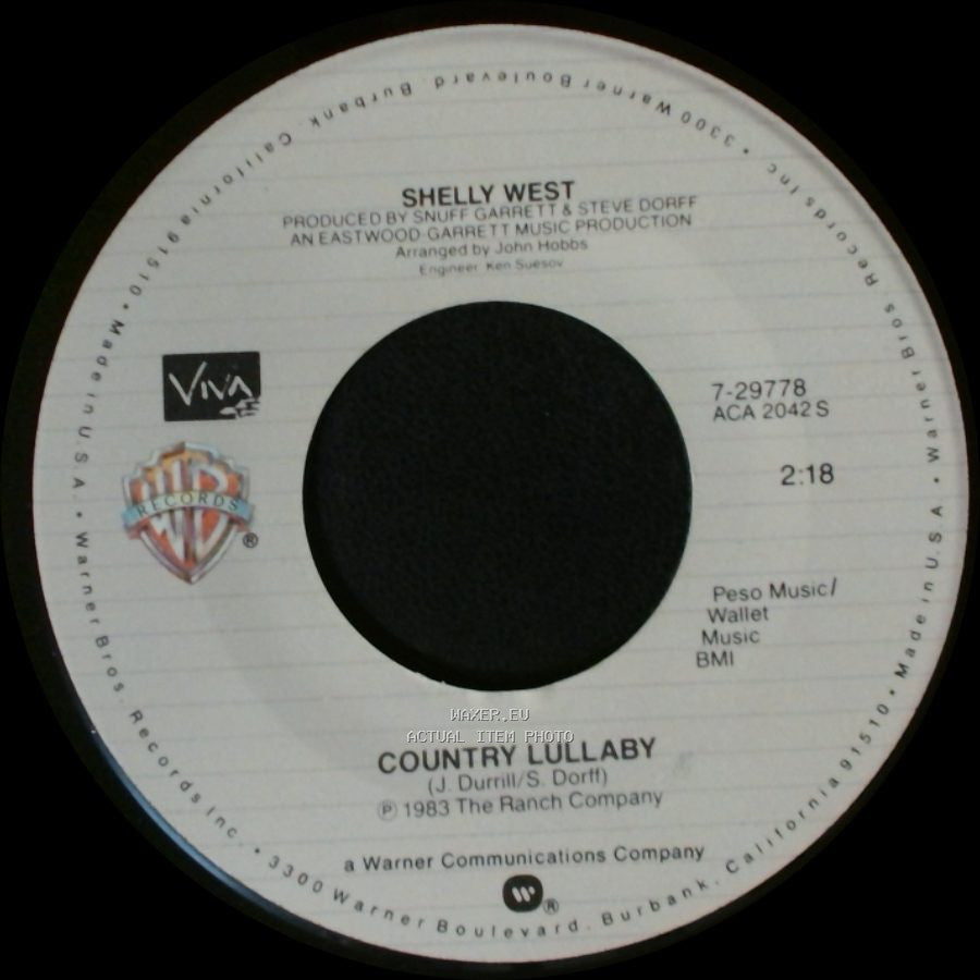 Shelly West - José Cuervo / Country Lullaby side B