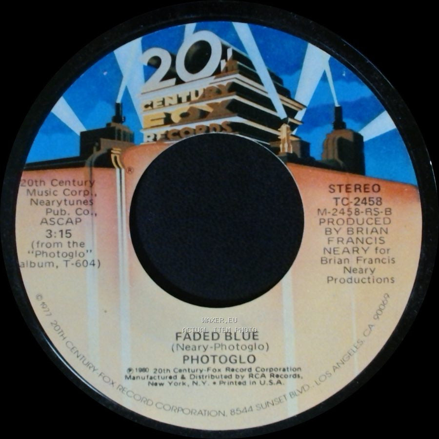 Photoglo - Faded Blue / When Love Is Gone side A